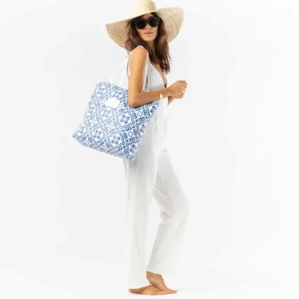 Aloha Luggage And Bags Roma Day Tripper In Royal< Shopping Totes | Beach Bags