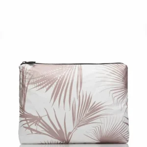 aloha_mid_day_palms_pouch_0.webp Aloha Mid Day Palms Pouch In Rose/Gold<Women Toiletry Bags | Cosmetic Bags
