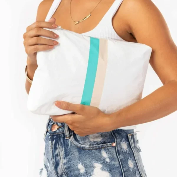 Aloha Mid Le Voyageur Pouch In Neon Turquoise<Women Cosmetic Bags | Hand Bags
