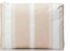 aloha_mid_linen_stripe_po_0.webp Aloha Mid Linen Stripe Pouch In Apricot/White<Women Cosmetic Bags | Hand Bags