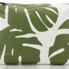 Aloha Mid Monstera Pouch In Seaweed<Women Cosmetic Bags | Hand Bags