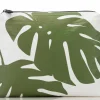 Aloha Small Monstera Pouch In Seaweed Women's<Women Hand Bags | Women’s Bags