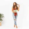 Aloha Small Monstera Pouch In Seaweed Women's<Women Hand Bags | Women’s Bags