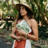 Aloha Small Monstera Pouch In Seaweed Women's<Women Hand Bags | Women’s Bags