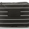 Aloha Small Pinstripe Pouch In White On Black<Women Cosmetic Bags | Hand Bags