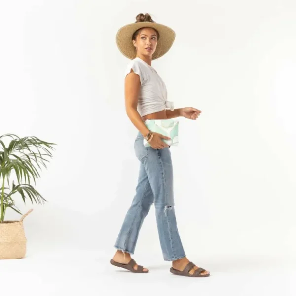 Aloha Small Sea Treasure Pouch In Mint< Toiletry Bags | Cosmetic Bags