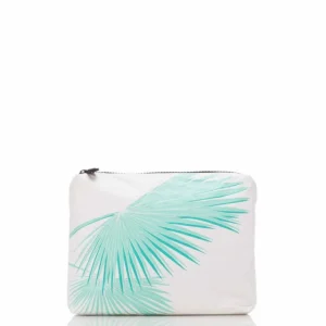 Aloha Small Tropical Fan Palms Pouch In Pool Womens Bags<Women Toiletry Bags | Cosmetic Bags