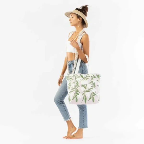 Aloha Tiare Ti Day Tripper In Blush Luggage And Bags< Shopping Totes | Beach Bags