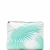 Aloha Womens Bags Mid Tropical Fan Palms Pouch In Pool<Women Toiletry Bags | Cosmetic Bags