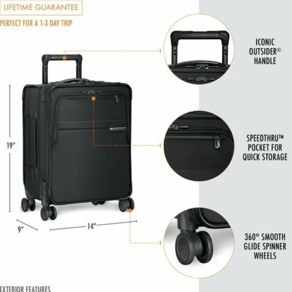 Briggs & Riley Baseline Commuter 19" Expandable Spinner< Carry On | Suitcases