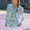 Cabana Life CabanaLife Women's Sport Zip Polo<Women Beachwear | Tops