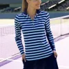Cabana Life CabanaLife Women's Sport Zip Polo<Women Beachwear | Tops