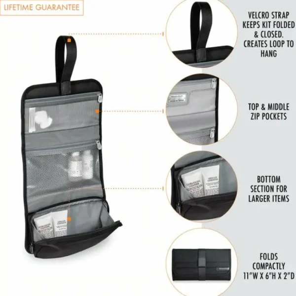 Briggs & Riley Cosmetic Bags Compact Toiletry Kit< Luggage Accessories | Toiletry Bags