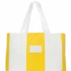Aloha Luggage And Bags Riviera Grande Day Tripper In Citrus/White< Shopping Totes | Beach Bags
