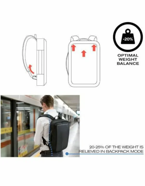 Backpacks Luggage And Bags XD Design Bobby Bizz Anti-Theft Backpack & Briefcase< Backpacks | Day Bags