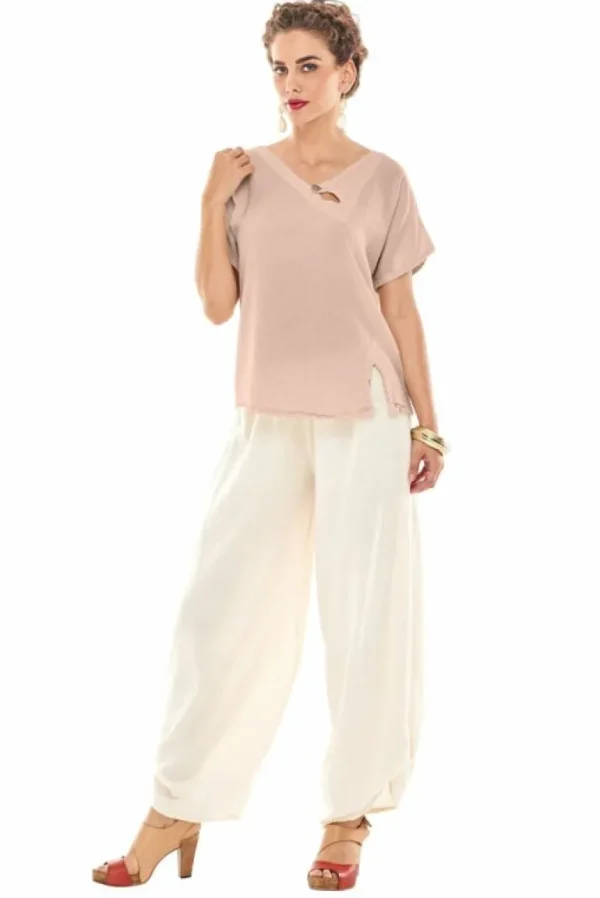 Oh My Gauze! Mike Blouse<Women Tops