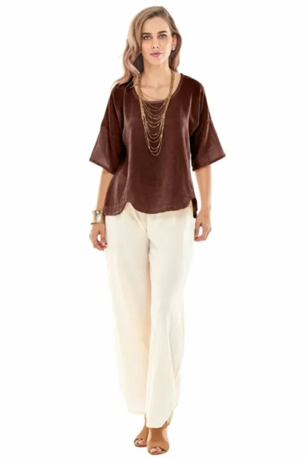 Oh My Gauze! Scallop Blouse<Women Tops