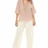 Oh My Gauze! Scallop Blouse<Women Tops