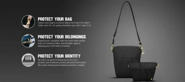 Pacsafe Citysafe CX Anti-Theft Convertible Crossbody Womens Bags<Women Hand Bags | Women’s Bags