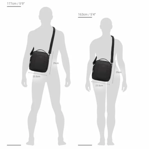 Pacsafe Metrosafe LS200 ECONYL® Anti-Theft Crossbody Bag< Day Bags | Travel Bags