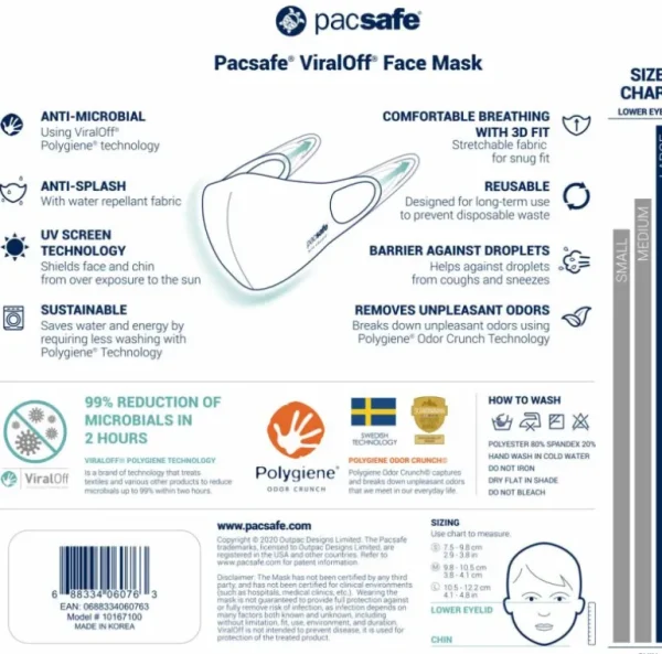 Pacsafe VIRAL OFF MASK Travel Essentials< Travel Essentials