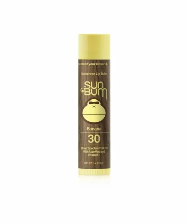 Travel Essentials Sun Bum Original SPF 30 Sunscreen Lip Balm - Banana< Travel Essentials