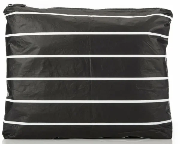 Aloha Women's MAX Pinstripe Pouch In White On Black<Women Beach Bags | Hand Bags