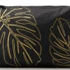 Aloha Women's Mid Lānai Pouch In Gold On Black<Women Toiletry Bags | Cosmetic Bags