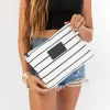 Aloha Women's Mid Pinstripe Pouch<Women Cosmetic Bags | Hand Bags