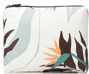 Aloha Women's Small Painted Birds Pouch In Cool<Women Toiletry Bags | Cosmetic Bags