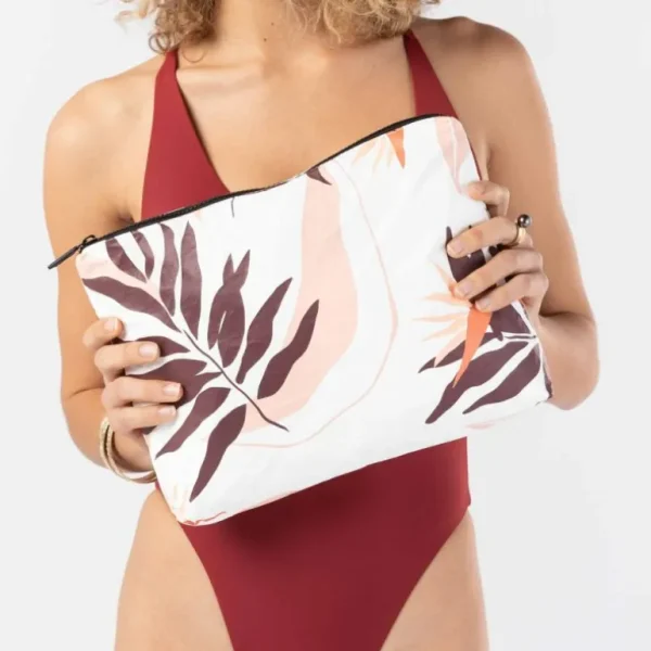 Aloha Womens Bags Mid Painted Birds Pouch In Warm<Women Toiletry Bags | Cosmetic Bags