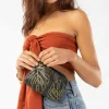 Aloha Womens Bags Mini Lānai Pouch In Gold On Black<Women Women’s Bags | Womens Bags
